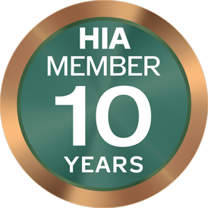 HIA member 10 years