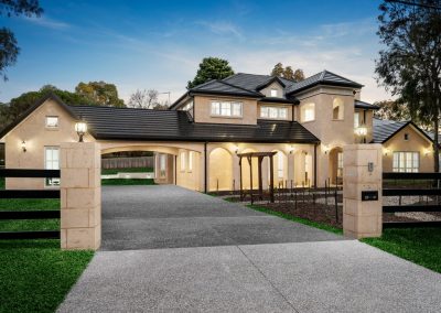 Limestone double-storey stunning home build